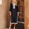 Petite Size The St. Tropez Midi Dress -Ghost London karenkane 2024 summer 2L00404 BLC 000