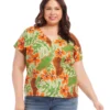 Plus Size Dolman Sleeve Top 1 Plus Size Dolman Sleeve Top -Ghost London karenkane 2024 summer 2L01702W PRT 001